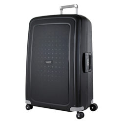 Samsonite S'Cure 4-Wheel 75cm Suitcase, Black Black